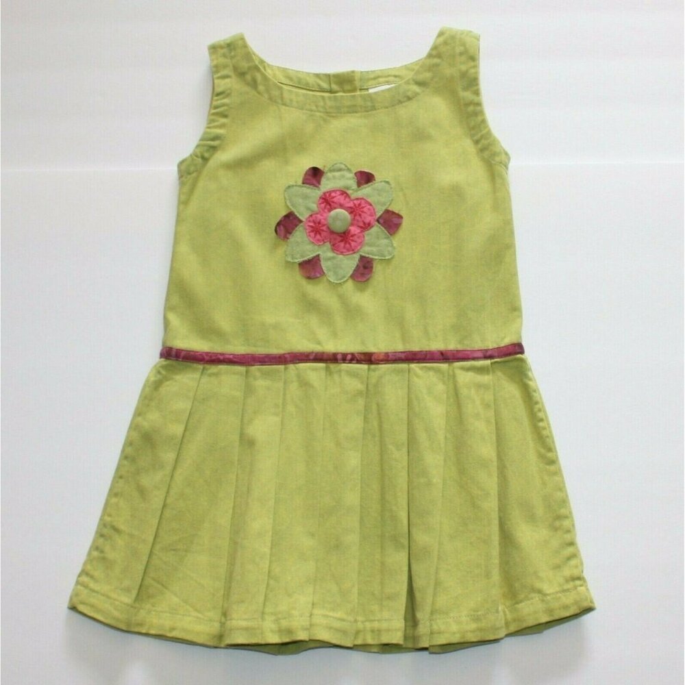 Young Colors Boutique Girl's Indian Summer Gina Flower Jumper Dress in size 4T